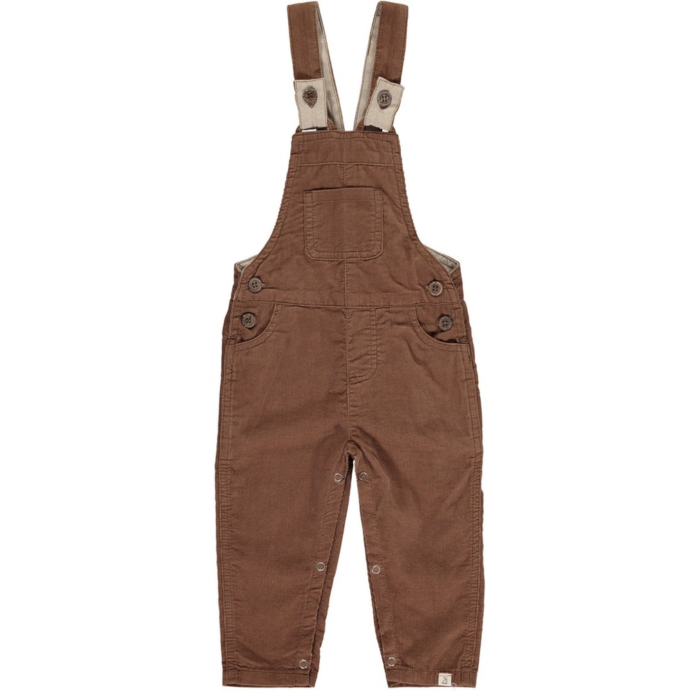 Me & Henry - Harrison Brown Corduroy Overalls